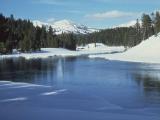 Yellowstone River in the winter near Otter Creek