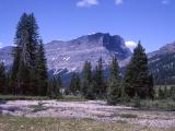Cutoff Peak as seen from Pebble Creek